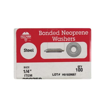 Hillman 290259 0.25 in. Neoprene Washer - 5322219